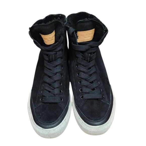rag & bone Shearling High-Top Sneakers Size EU 38/US 7.5 - Picture 3 of 14